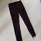 Ag The Legging Super Skinny Brown Velvet Pants 28r — photo 1