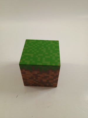 Minecraft Overworld Grass Block Cube-1.5 -1.75 Action Figure