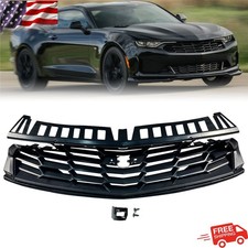 Rs Style Front Bumper Grille Upper Grill For 2019-2024 Chevrolet Camaro