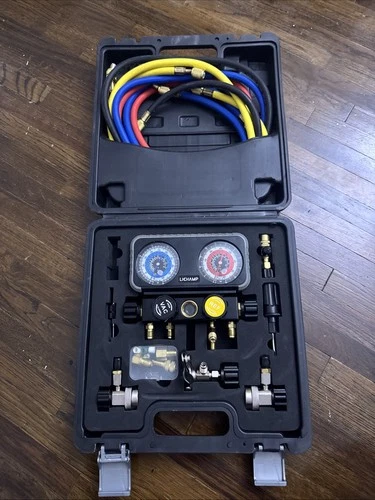 LICHAMP Refrigerant Tester Gauge Set