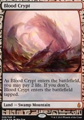 MTG English Blood Crypt Light Play Foil Zendikar Expeditions