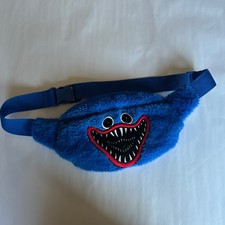 Poppy Playtime Blue Huggy Wuggy Fanny pack Waist belt bag Adjustable Straps