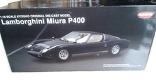 Kyosho 1/18 Lamborghini Miura P400 Black Silver