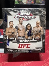 2026 Topps Chrome UFC Factory Sealed Mega Box