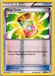 Mega Turbo 86/108 XY Roaring Skies Reverse Holo Uncommon Trainer
