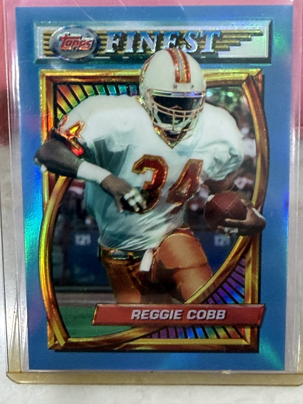 1994 Topps Finest - Reggie Cobb #15 Refractor SSP Set Break