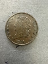 1834 Classic Head Half Cent  #10708