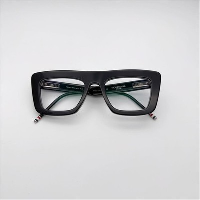 Thom Browne x DITA TBX415 52 21 Schwarz Brille Klare Gläser Sonnenbrille In Hand