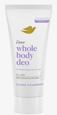 Dove Whole Body Deocreme Lavendel & Kamillenduft 4 x 75 ml NEU OVP