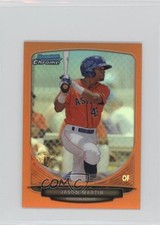 2013 Bowman Chrome Minis Orange Refractor 6/15 Jason Martin #184 9u7