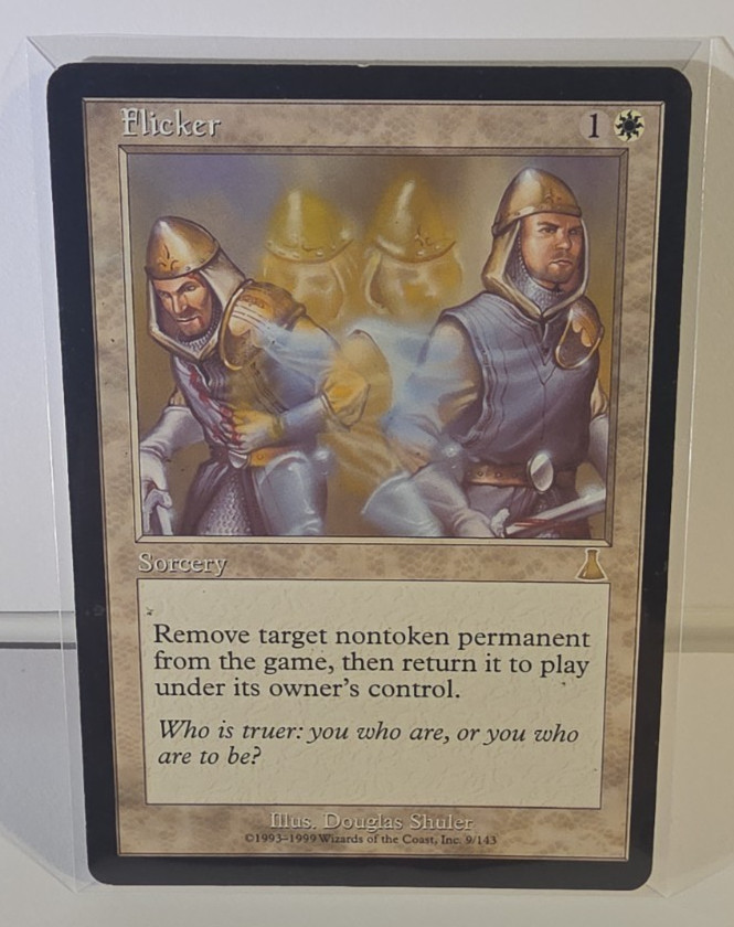 Flicker (1999) Urza's Destiny 9/143 Magic The Gathering MTG…