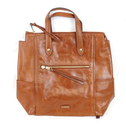 Lodis 1965 "Catalina Backpack" in Chestnut - Authentic Leather Women's Bag