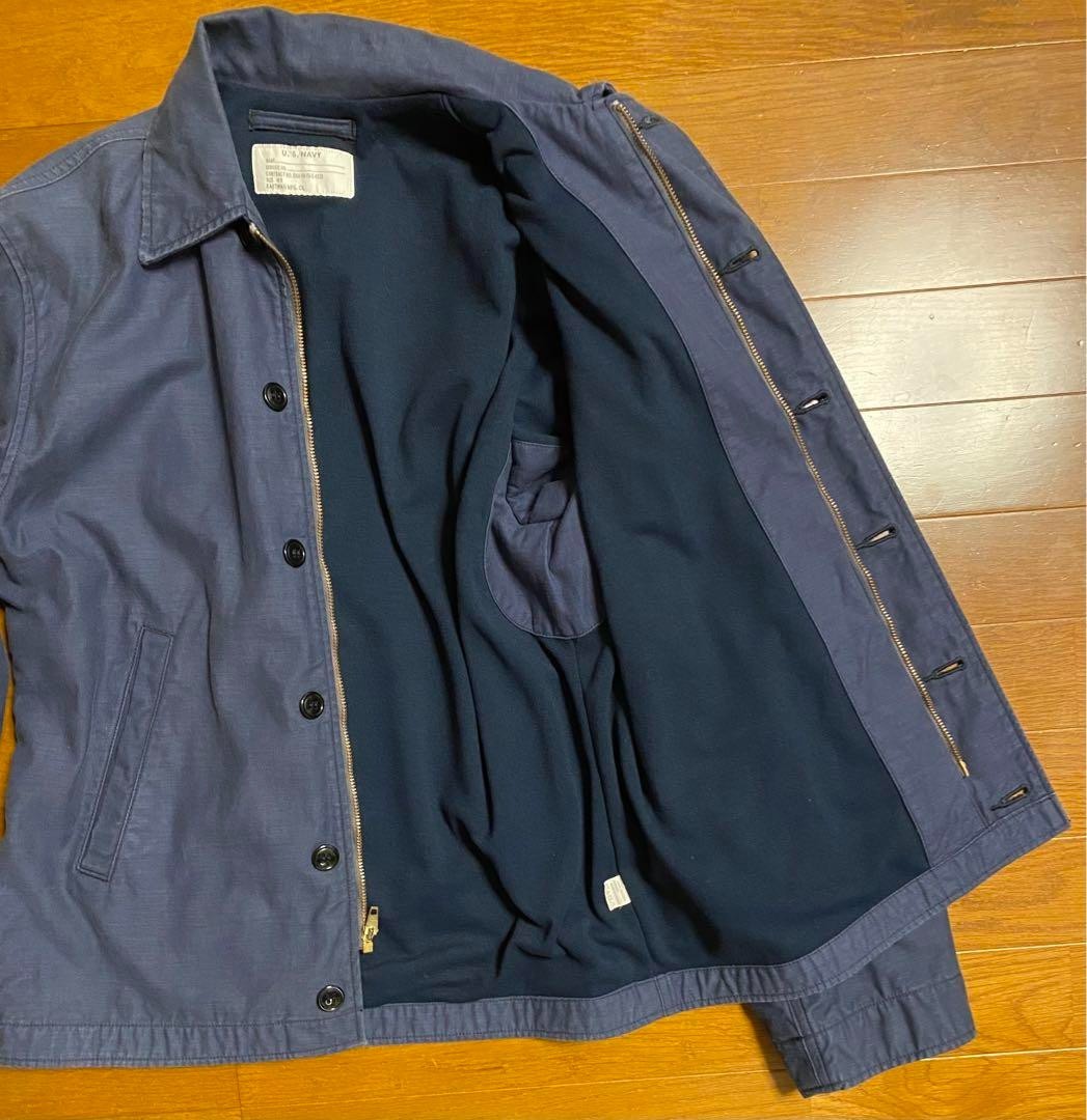 Eastman Leather U.S. Navy Utility Jacket Military Style Size L | eBay
