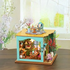 Holz Miniaturhaus Set 3D Puzzle DIY handgefer...