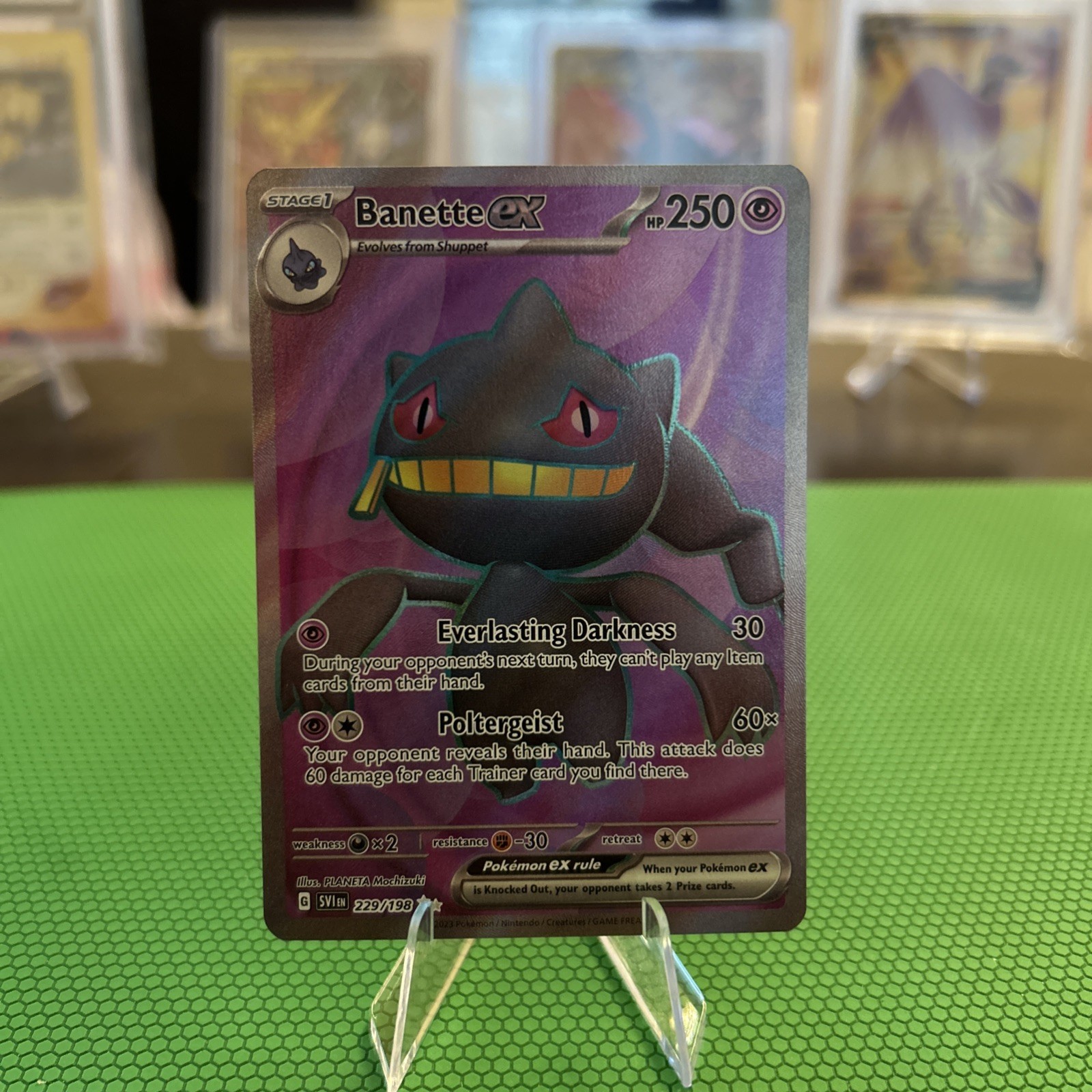 banette ex pokemon card value 229/198 Banette Ex