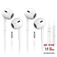 Wired Earbuds,  Ultra Clear Calls  no Noise  Headphones Earbuds 3.5 mm 2 Pack