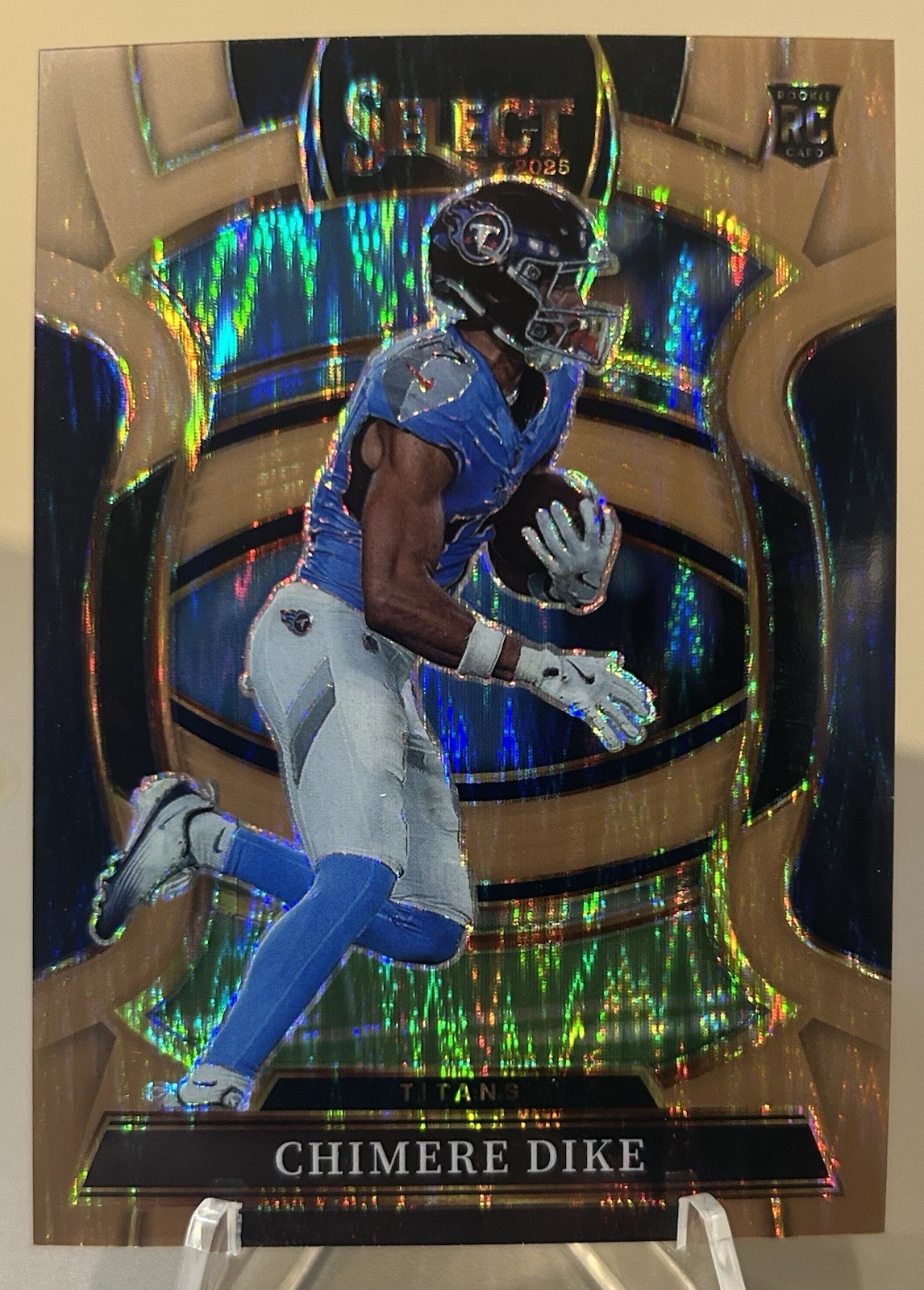 2025 Panini Select - Concourse Chimere Dike #27 Copper Shock Prizm /899 (RC)