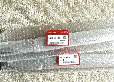 HONDA CRX EF8 EF9 SIR Original Front Door Window Molding Right & Left Set OEM