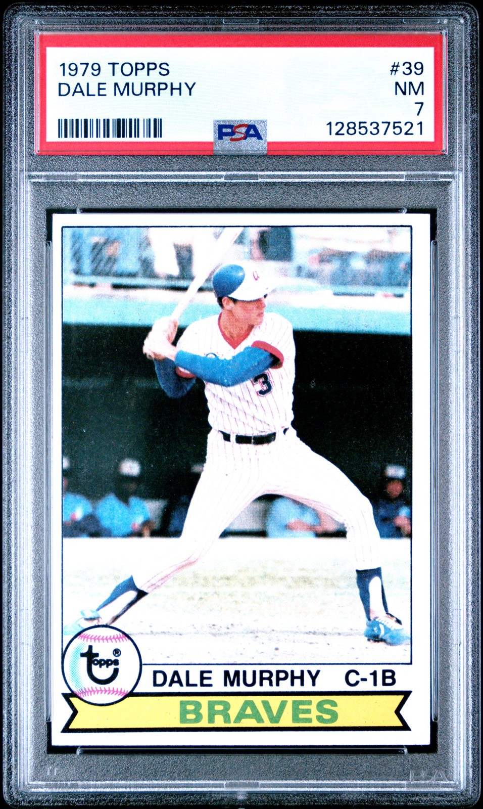 1979 TOPPS #39 DALE MURPHY PSA 7
