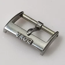 RARE VINTAGE 1960-70'S ACIER INOX 16 MM DOXA SWISS DEPOSE BUCKLE