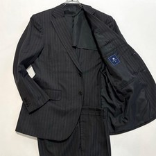Mitsumine Loro Piana Suit Setup M Stripe All Year Gray