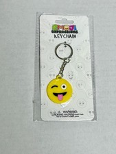 Emoji Expressions Keychain - Winking Face with Tongue - New In Packaging.