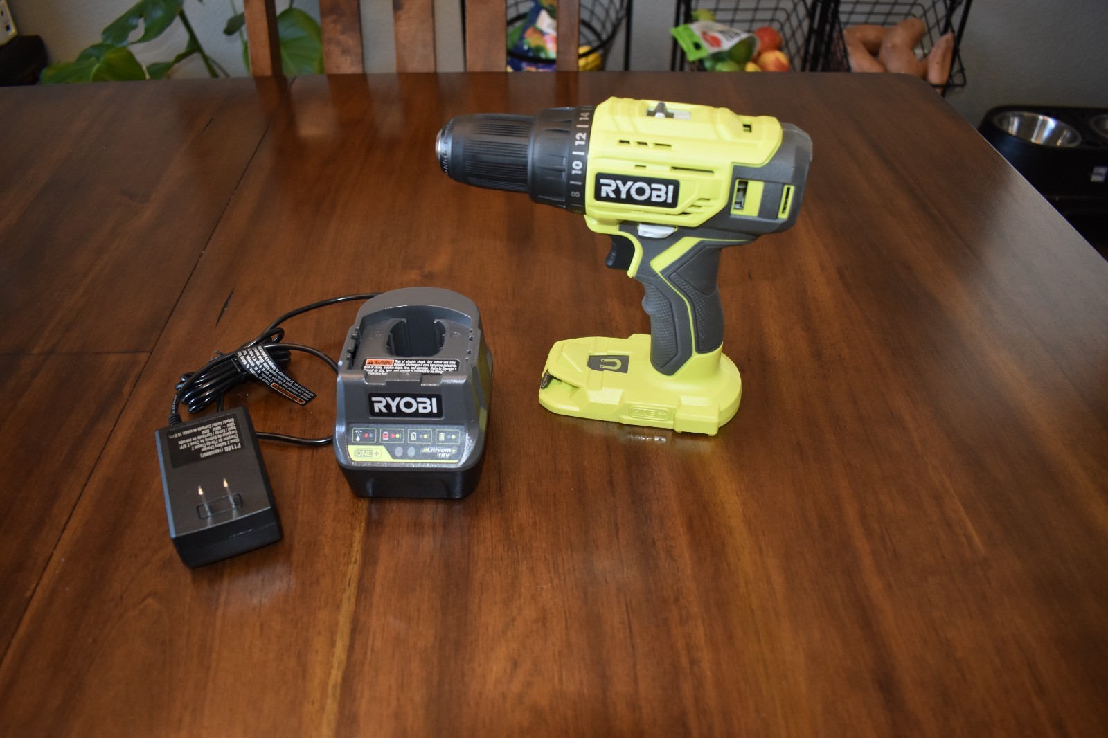 Ryobi P215VN 18V 2-Speed 1/2 Inch Cordless Drill Driver Tool Only Includes Charger No Battery