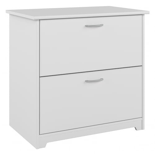 Cabot 2 Drawer Lateral File Cabinet in White, Home Office Chest for Letter, - Picture 2 of 6