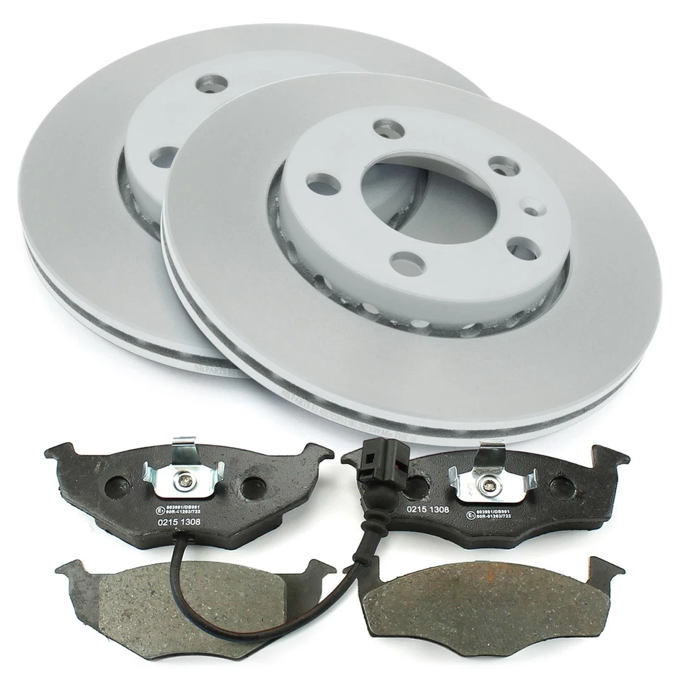 Brake discs brake pads WK front 239 mm for Skoda Fabia I 6Y II VW Polo IV 9N - Image 2 of 4