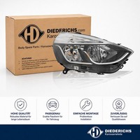 Hauptscheinwerfer Rechts Diederichs 4416180 FÜR Renault Frontscheinwerfer