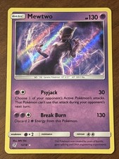 Mewtwo 12/18 Detective Pikachu Movie Card Holo Rara 2019 LP+