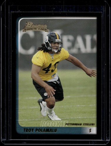 Troy Polamalu #257 2003 Bowman card
