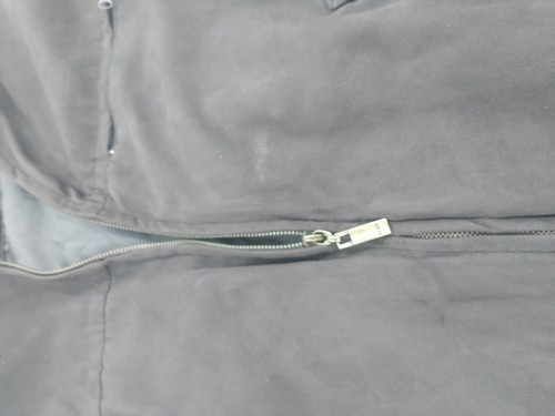 IZOD Jacket Mens Medium Brown Advantage Performance Stretch Long Full Zip, #AC02 - Picture 3 of 6