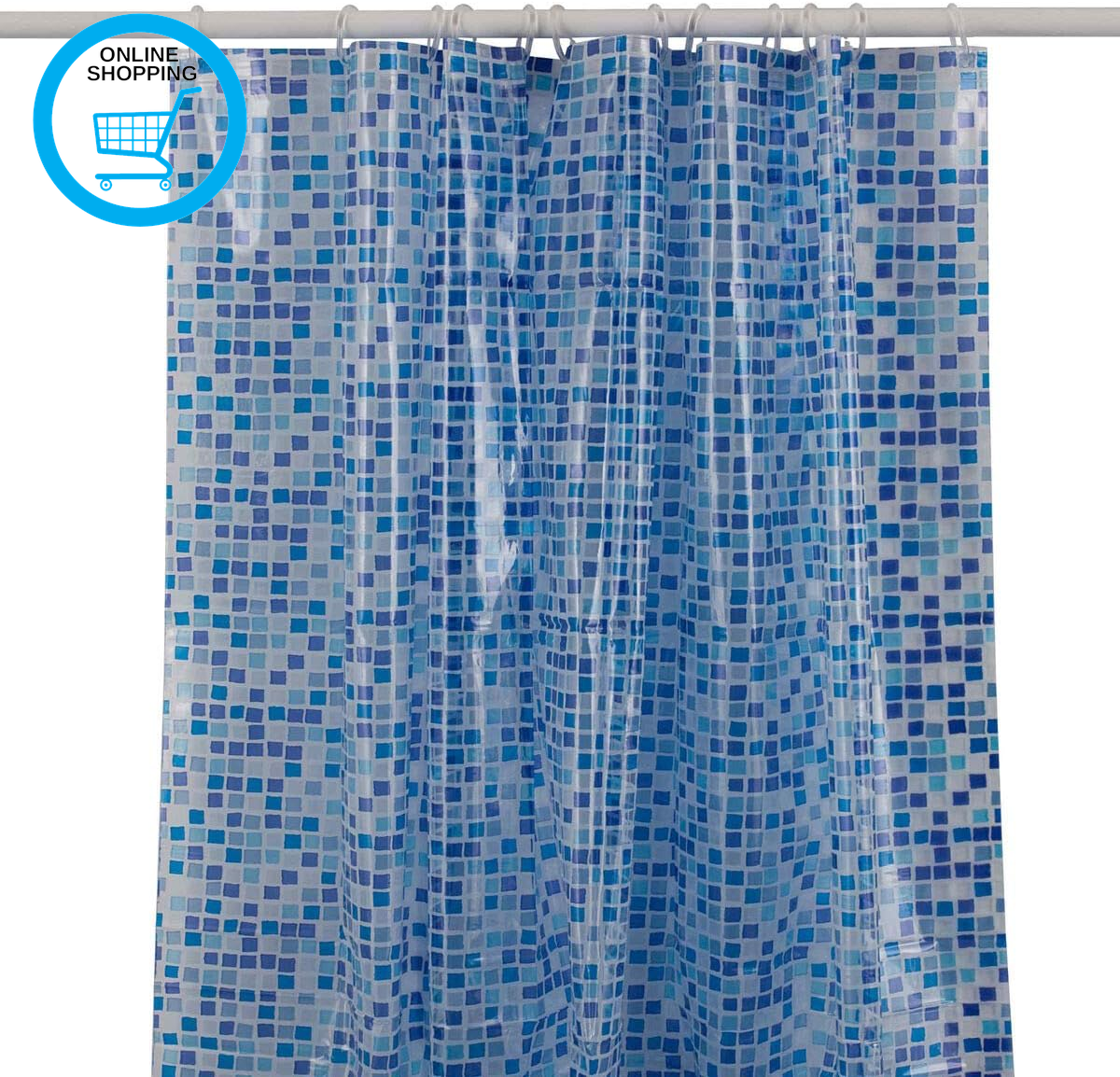 Premium Fully Waterproof Peva/Shower Curtain with Hygiene and Clean Technology -