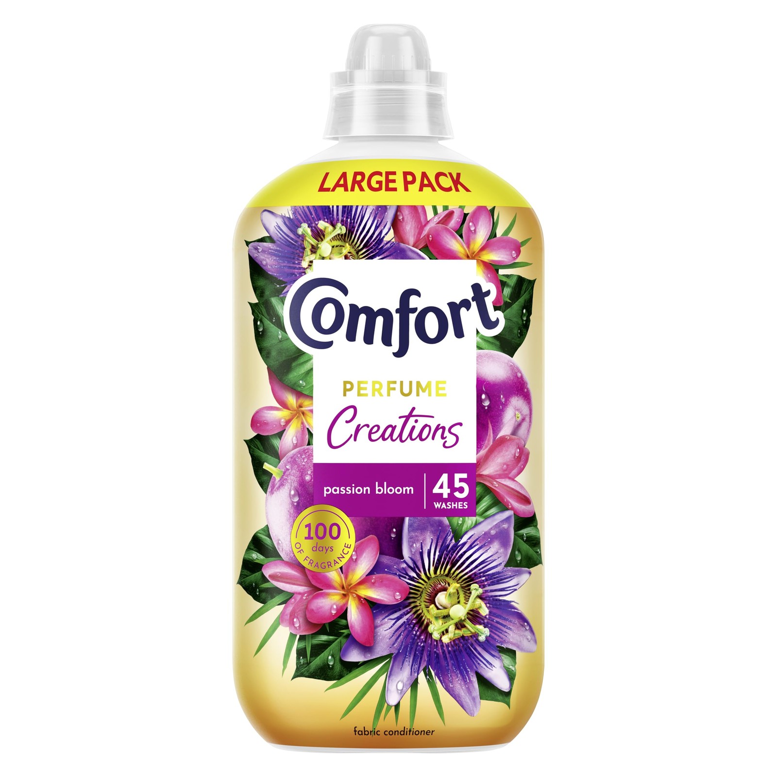 Comfort Perfume Creations Passion Bloom Fabric Conditioner with Motion-Activated Fragrance Technology 100 Days of Freshness 45 washes (1.35 L) - Image 2