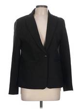 Evereve Women Black Blazer L