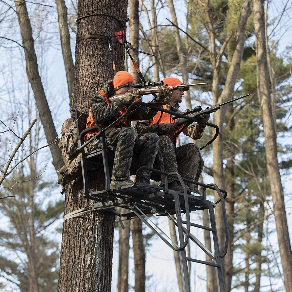 Rivers Edge Lockdown Wide 1-Man Ladder Tree Stand Extra Wide Platform - Image 3 of 3