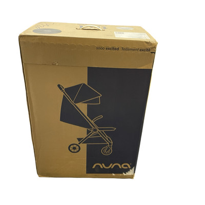 NEW Nuna TRVL Stroller Caviar w. MagneTech Secure Snap Buckle #N3643 (AR)
