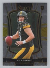 Will Howard Rookie 2025 Panini Select Pittsburgh Steelers
