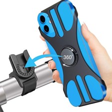 Detachable 360  Rotatable Bike Phone Holder Universal for 4"-6.7" Smartphone