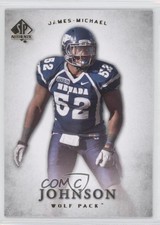 2012 SP Authentic James-Michael Johnson #46 Rookie RC 0f8