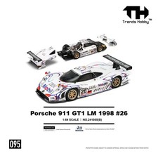 Trends Hobby 1:64 Porsche 911 GT1 LM 1998 White 26 Mobil Champion 241085 B 
