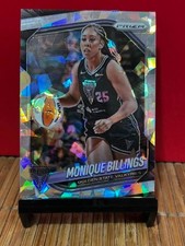 2025 Panini Prizm Monique Billings Cracked Ice #99 Golden State Valkyries WNBA