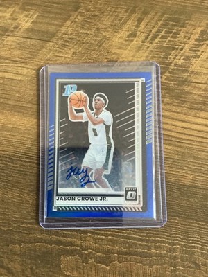 Jason Crowe Jr Blue Optic Auto /49 2025 Optic 