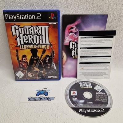 Guitar Hero 3 III Legends Of Rock - Playstation 2 PS2 - PAL - OVP - Anleitung