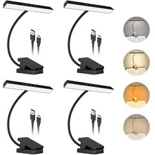 4 Pack Rechargeable Music Stand Light 47 LED Clip On
