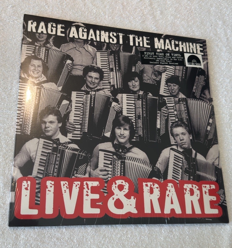 レア！RAGE AGAINST THE MACHINE Rage Against The Machine Live & RARE 2018 Epic / Legacy 180g