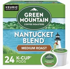 Green Mountain Coffee Roasters, Nantucket Blend Medium Roast K-Cup 24