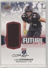 2018 Upper Deck USA Football U19 Future Swatch Luke Schoonmaker #FS-17 0er5