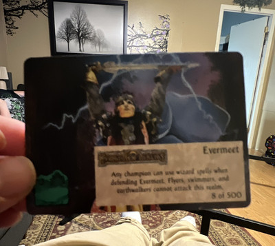 TSR Spellfire Master the Magic 4th Edition Evermeet Realm Card 8/500 fourth